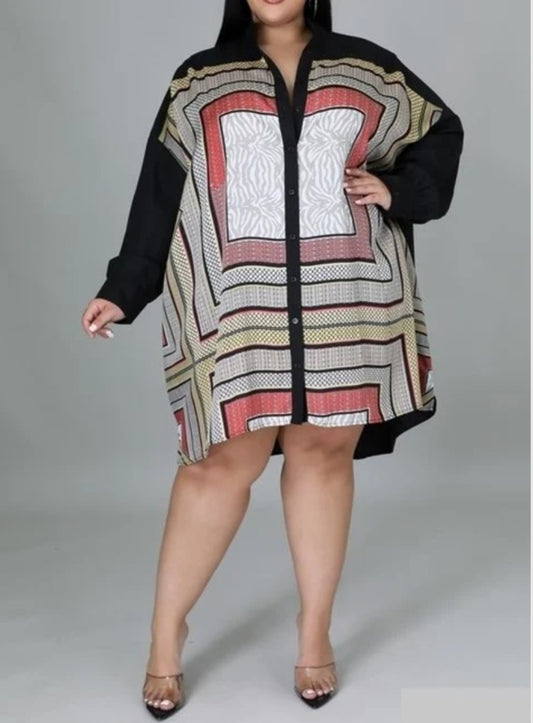 Shirt Dress (Plus Size)
